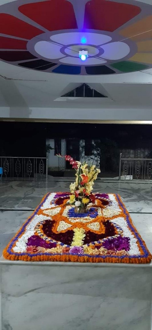 153 Samadhi Decorations at Sri Aurobindo Yoga Mandir Rourkela