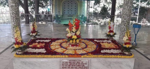 198 Samadhi Decorations at Sri Aurobindo Yoga Mandir Rourkela