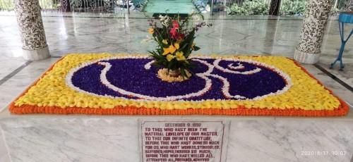 217 Samadhi Decorations at Sri Aurobindo Yoga Mandir Rourkela