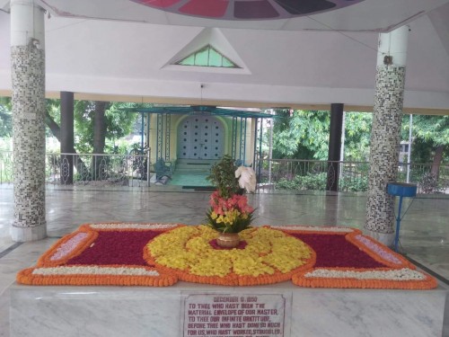 239 Samadhi Decorations at Sri Aurobindo Yoga Mandir Rourkela