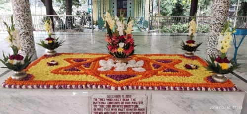 262 Samadhi Decorations at Sri Aurobindo Yoga Mandir Rourkela