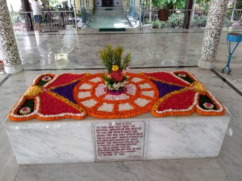 284 Samadhi Decorations at Sri Aurobindo Yoga Mandir Rourkela