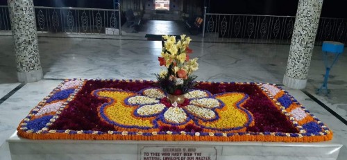 285 Samadhi Decorations at Sri Aurobindo Yoga Mandir Rourkela