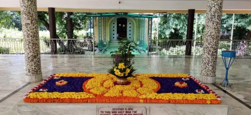 304 Samadhi Decorations at Sri Aurobindo Yoga Mandir Rourkela