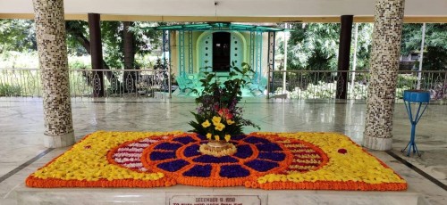 305 Samadhi Decorations at Sri Aurobindo Yoga Mandir Rourkela