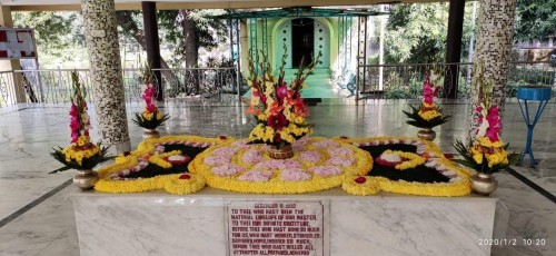 326 Samadhi Decorations at Sri Aurobindo Yoga Mandir Rourkela