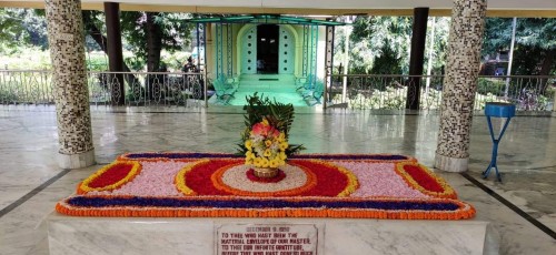 348 Samadhi Decorations at Sri Aurobindo Yoga Mandir Rourkela