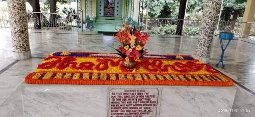 351 Samadhi Decorations at Sri Aurobindo Yoga Mandir Rourkela