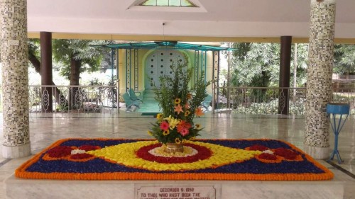 482 Samadhi Decorations at Sri Aurobindo Yoga Mandir Rourkela