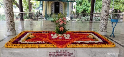 483 Samadhi Decorations at Sri Aurobindo Yoga Mandir Rourkela