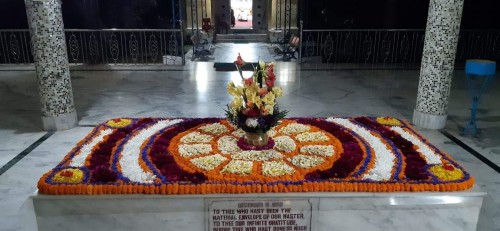 612 Samadhi Decorations at Sri Aurobindo Yoga Mandir Rourkela