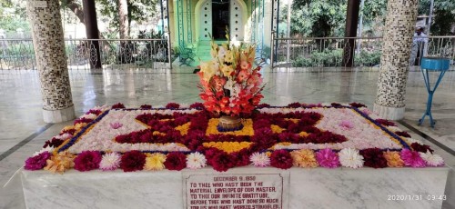 656 Samadhi Decorations at Sri Aurobindo Yoga Mandir Rourkela