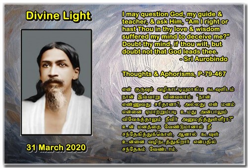 DIVINE LIGHT 31 MARCH 2020