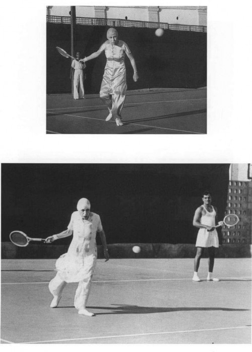 12 The Mother playing tennis