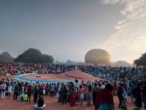 29 matrimandir at auroville