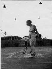 5 The Mother playing tennis