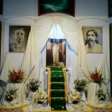 Sri-Aurobindo-Dining-Room-Decorations-on-Special-Days-24