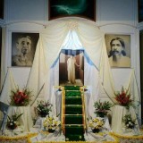 Sri-Aurobindo-Dining-Room-Decorations-on-Special-Days-33