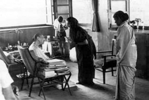 17:Indira Gandhi @ Sri Aurobindo Ashram