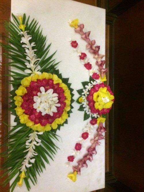 53 Flower Decorations at Sri Aurobindo Center Chandigarh