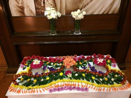 69 Flower Decorations at Sri Aurobindo Center Chandigarh