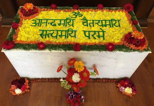 82 Flower Decorations at Sri Aurobindo Center Chandigarh
