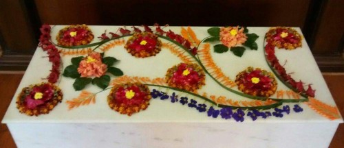84 Flower Decorations at Sri Aurobindo Center Chandigarh