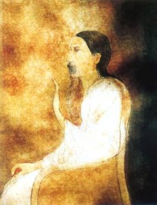 sri aurobindo s painting by barin