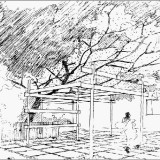 Sammers-design-of-the-concrete-pergola-to-support-the-Service-Tree