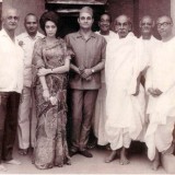 Nolini-Kanta-Gupta-with-Dr.-Karan-Singh-Udar-Pinto-Dr.-Kireet-Joshi-Charupada-Bhattacharya-Sisir-Kumar-Mitra-and-Arabinda-Basu.