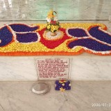 102_Samadhi-Decorations-at-Sri-Aurobindo-Yoga-Mandir-Rourkela