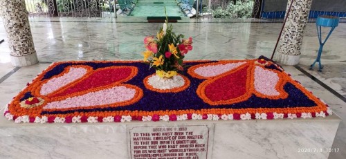 109 Samadhi Decorations at Sri Aurobindo Yoga Mandir Rourkela