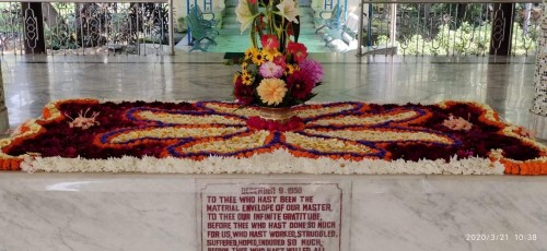 121 Samadhi Decorations at Sri Aurobindo Yoga Mandir Rourkela