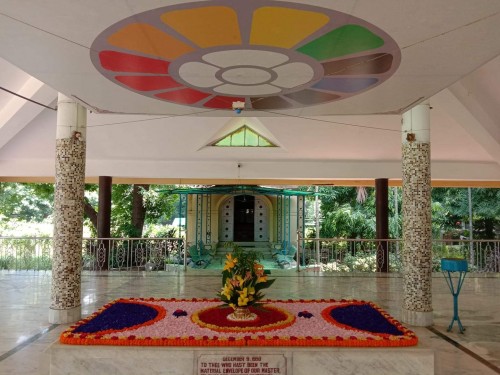 133 Samadhi Decorations at Sri Aurobindo Yoga Mandir Rourkela