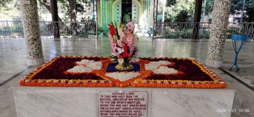 137 Samadhi Decorations at Sri Aurobindo Yoga Mandir Rourkela