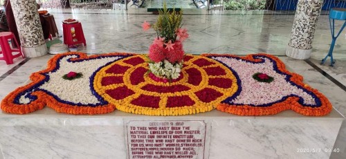 138 Samadhi Decorations at Sri Aurobindo Yoga Mandir Rourkela