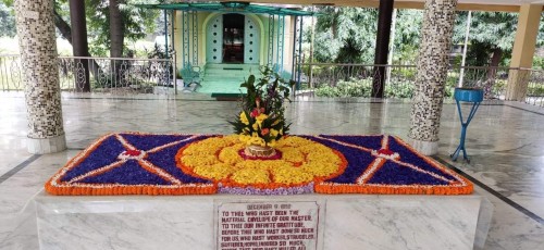 145 Samadhi Decorations at Sri Aurobindo Yoga Mandir Rourkela