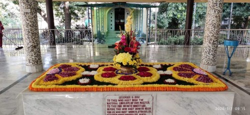 147 Samadhi Decorations at Sri Aurobindo Yoga Mandir Rourkela