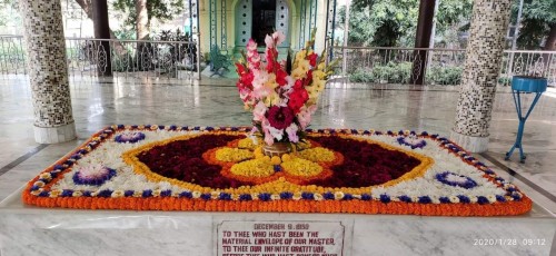 155 Samadhi Decorations at Sri Aurobindo Yoga Mandir Rourkela