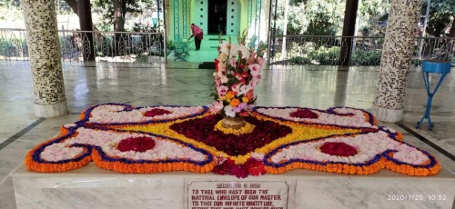 164 Samadhi Decorations at Sri Aurobindo Yoga Mandir Rourkela