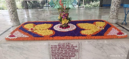 166 Samadhi Decorations at Sri Aurobindo Yoga Mandir Rourkela