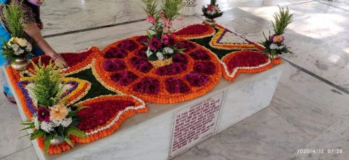 169 Samadhi Decorations at Sri Aurobindo Yoga Mandir Rourkela