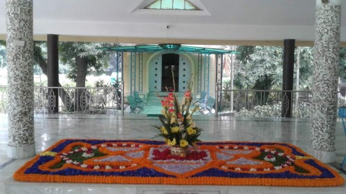 179 Samadhi Decorations at Sri Aurobindo Yoga Mandir Rourkela