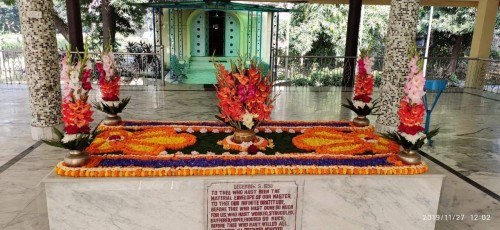 181 Samadhi Decorations at Sri Aurobindo Yoga Mandir Rourkela