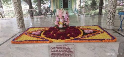 182 Samadhi Decorations at Sri Aurobindo Yoga Mandir Rourkela