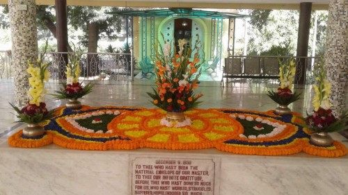 183 Samadhi Decorations at Sri Aurobindo Yoga Mandir Rourkela