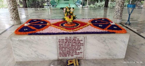 185 Samadhi Decorations at Sri Aurobindo Yoga Mandir Rourkela