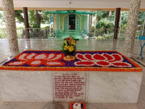 189 Samadhi Decorations at Sri Aurobindo Yoga Mandir Rourkela