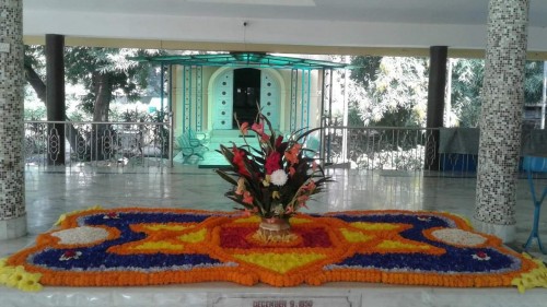 191 Samadhi Decorations at Sri Aurobindo Yoga Mandir Rourkela