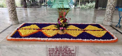 192 Samadhi Decorations at Sri Aurobindo Yoga Mandir Rourkela